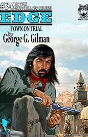 Book cover for "Town on Trial" by Terry Harknett
