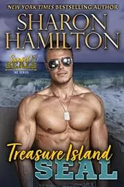 Book cover for "Treasure Island SEAL" by Sharon Hamilton