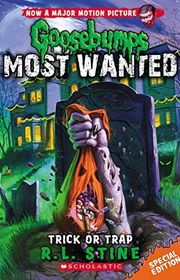 Book cover for "Trick or Trap" by R.L. Stine
