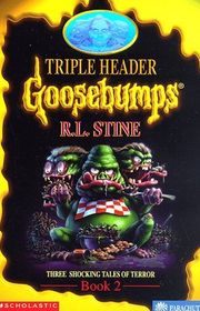 Book cover for "Triple Header Book 2" by R.L. Stine