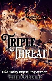 Book cover for "Triple Threat" by Erin Osborne