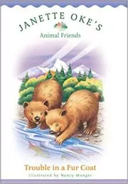 Book cover for "Trouble in a Fur Coat" by Janette Oke