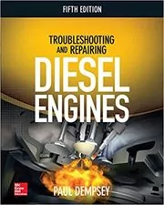 Book cover for "Troubleshooting and Repairing Diesel Engines" by Paul Dempsey