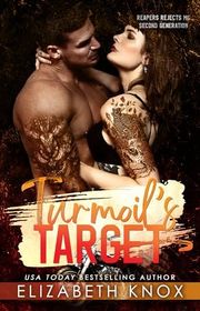 Book cover for "Turmoil's Target" by Elizabeth Knox