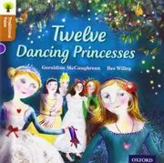 Book cover for "Twelve Dancing Princesses" by Geraldine McCaughrean