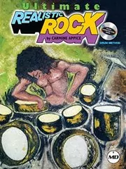Book cover for "Ultimate Realistic Rock Drum Method" by Carmine Appice