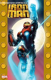 Book cover for "Ultimate Iron Man Vol. 1" by Orson Scott Card