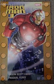 Book cover for "Ultimate Iron Man, Vol. 2" by Orson Scott Card