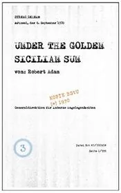 Under the Golden Sicilian Sun