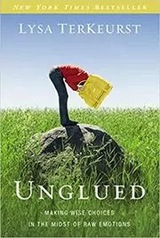 Book cover for "Unglued" by Lysa TerKeurst