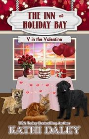 Book cover for "V in the Valentine" by Kathi Daley
