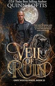 Book cover for "Veil of Ruin" by Quinn Loftis
