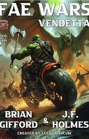 Book cover for "Vendetta" by JF Holmes