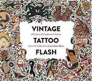 Book cover for "Vintage Tattoo Flash" by Jonathan Shaw
