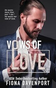 Book cover for "Vows of Love" by Fiona Davenport