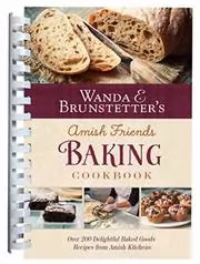 Book cover for "Wanda E. Brunstetter's Amish Friends Baking Cookbook" by Wanda E Brunstetter