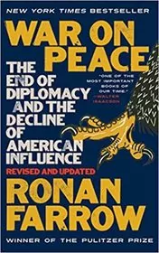 Book cover for "War on Peace" by Ronan Farrow