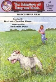 Book cover for "Watch Runs Away" by Gertrude Chandler Warner