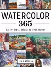 Book cover for "Watercolor 365" by Leslie Redhead