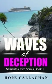 Book cover for "Waves of Deception" by Hope Callaghan