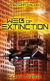 Book cover for "Web of Extinction" by John Conroe