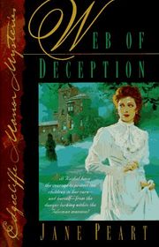Book cover for "Web of Deception" by Jane Peart