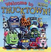 Book cover for "Welcome to Trucktown!" by Jon Scieszka