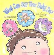 Book cover for "What Can Our New Baby Do?" by Joan Holub