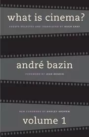Book cover for "What Is Cinema?" by André Bazin