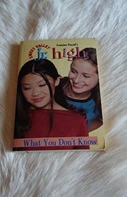 Book cover for "What You Don't Know" by Francine Pascal