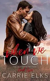 Book cover for "When We Touch" by Carrie Elks