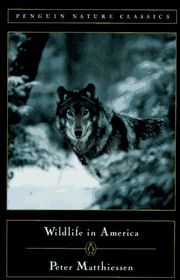 Book cover for "Wildlife in America"