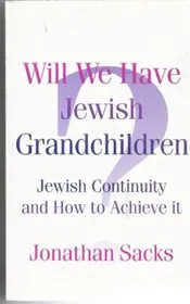 Book cover for "Will We Have Jewish Grandchildren?"