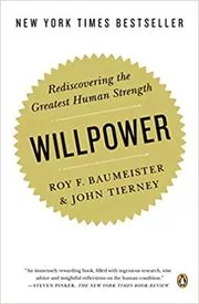Book cover for "Willpower" by Roy F. Baumeister