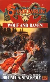 Book cover for "Wolf and Raven" by Michael A Stackpole