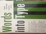 Book cover for "Words into Type" by Marjorie E. Skillin