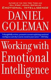 Book cover for "Working with Emotional Intelligence" by Daniel Goleman