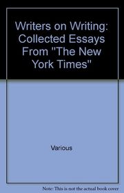 Book cover for "Writers on Writing"