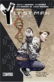 Book cover for "Y: The Last Man" by Brian K. Vaughan