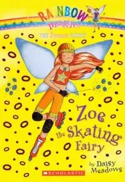 Book cover for "Zoe The Skating Fairy" by Daisy Meadows