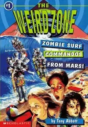 Book cover for "Zombie Surf Commandos from Mars" by Tony Abbott