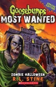 Book cover for "Zombie Halloween" by R.L. Stine