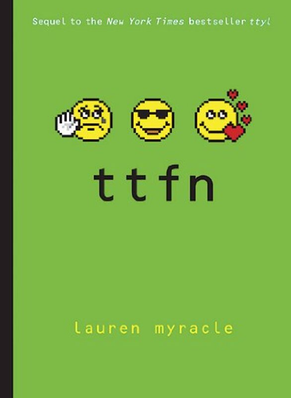 Book cover for "ttfn" by Lauren Myracle