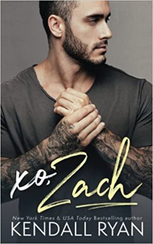 Book cover for "xo, Zach" by Kendall Ryan