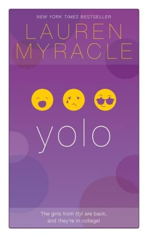 Book cover for "yolo" by Lauren Myracle